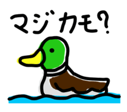 Calyx River puns animal sticker sticker #4215973