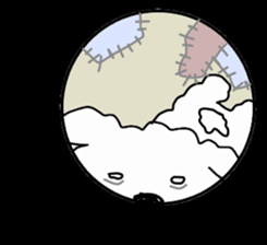 Mr. Cotton candy sticker #4216135