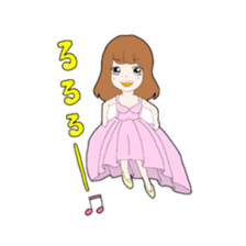 The small girl,MARY sticker #4216469