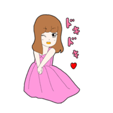 The small girl,MARY sticker #4216470