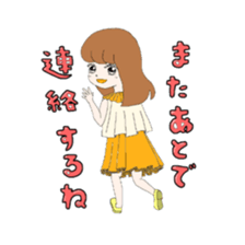 The small girl,MARY sticker #4216473