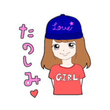 The small girl,MARY sticker #4216475