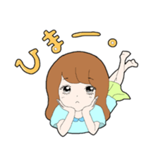 The small girl,MARY sticker #4216477