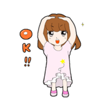 The small girl,MARY sticker #4216479