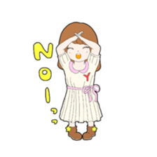 The small girl,MARY sticker #4216491