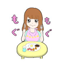 The small girl,MARY sticker #4216493