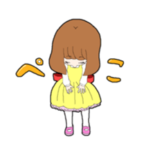 The small girl,MARY sticker #4216501