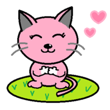 Cat of the park sticker #4216897