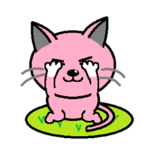 Cat of the park sticker #4216901