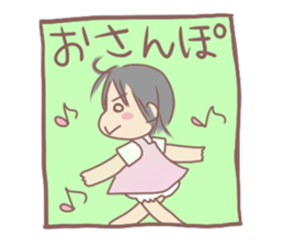 One-year-old girl sticker sticker #4217211