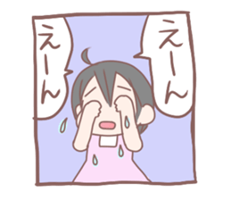 One-year-old girl sticker sticker #4217214