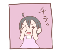 One-year-old girl sticker sticker #4217215