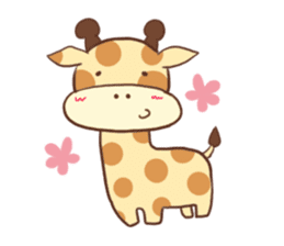 Heartwarming Giraffe sticker #4218064