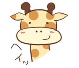 Heartwarming Giraffe sticker #4218071