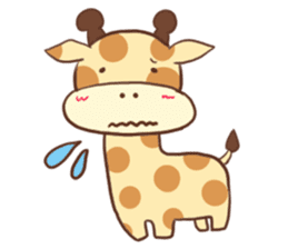 Heartwarming Giraffe sticker #4218088
