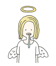 This Is An Angel Speaking sticker #4218296