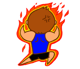 Guys! Let's exercise together! sticker #4218484