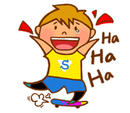 Guys! Let's exercise together! sticker #4218497