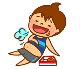 Guys! Let's exercise together! sticker #4218500