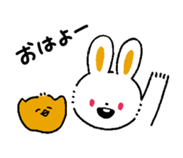 Usa-kko and meeting Sticker sticker #4219224