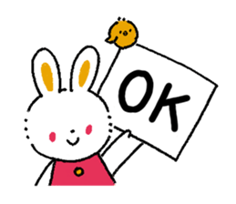 Usa-kko and meeting Sticker sticker #4219229