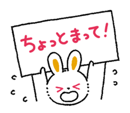 Usa-kko and meeting Sticker sticker #4219231