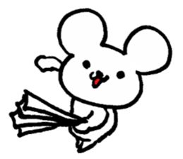 The white mouse sticker #4219836