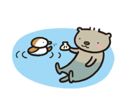 Light Sea Otter sticker #4220143