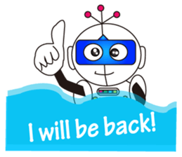 Robot Daichi which can fly sticker #4220383