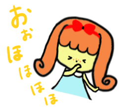 Freckles Princess sticker #4220668