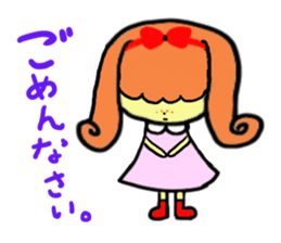 Freckles Princess sticker #4220677