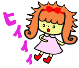 Freckles Princess sticker #4220679