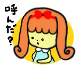 Freckles Princess sticker #4220688