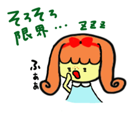 Freckles Princess sticker #4220690