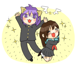 Countryside school-Merry friends- sticker #4220934