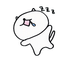 the name of the cat is pochi. sticker #4221004