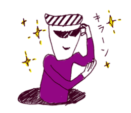 Manhole man 2 sticker #4221205