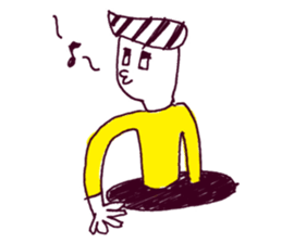 Manhole man 2 sticker #4221209