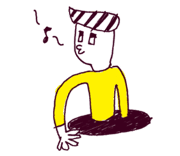 Manhole man 2 sticker #4221209