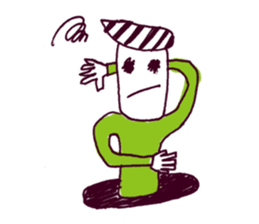 Manhole man 2 sticker #4221210