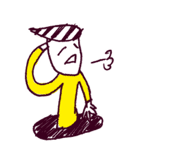 Manhole man 2 sticker #4221220