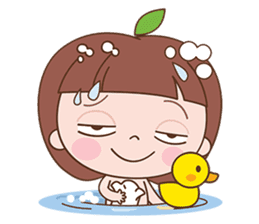 Little Apple Girl sticker #4221601
