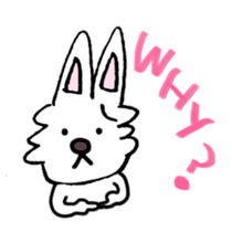 Bilingual Rabbit stickers sticker #4221706