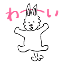 Bilingual Rabbit stickers sticker #4221733