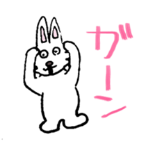 Bilingual Rabbit stickers sticker #4221741