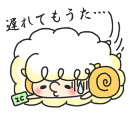 sheep and Kansai dialect from osaka JP sticker #4222187