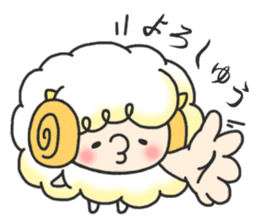 sheep and Kansai dialect from osaka JP sticker #4222190