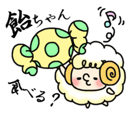 sheep and Kansai dialect from osaka JP sticker #4222215