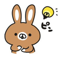 Talking rabbit sticker #4222444