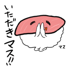 friends with sushi5 sticker #4222659